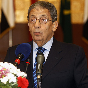 El secretario general de la Liga rabe, Amr Musa. (Foto: AFP)