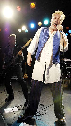 John Lydon, en uno de los conciertos de esta gira. (Foto: AP)