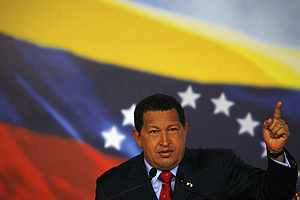 Hugo Chvez, durante su intervencin de hoy. (Foto: REUTERS)