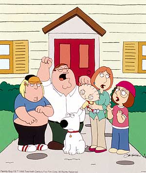 Los irreverentes personajes de 'Family Guy' ('Padre de familia')