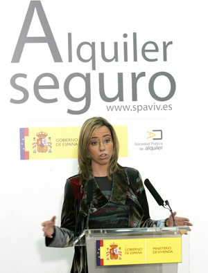 Chacn presenta el sello 'Alquiler Seguro' para propietarios. (Foto: Carlos Barajas)