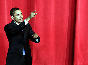 Barack Obama, durante unos de su actos para convertirse en candidato a las presidenciales de 2008. (Foto: REUTERS)