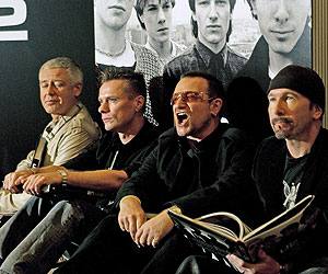 Larry Mullen, Adam Clayton, Bono y The Edge, integrantes de U2. (Foto: EFE)