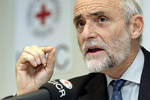 El Presidente del Comit Internacional de la Cruz Roja, el suizo Jakob Kellenberger. (EFE)