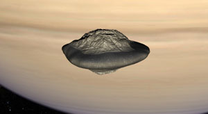Una de las lunas de los anillos externos de Saturno. (Foto: NASA)
