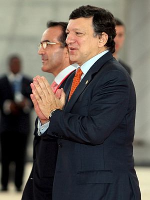 Barroso, durante la ltima jornada de la Cumbre. (Foto: EFE)