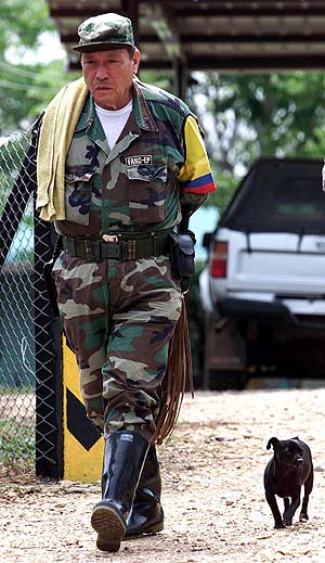 'Manuel Maruanda', lder de las FARC, a quien Ortega llam 'hermano'. (Foto: AFP)
