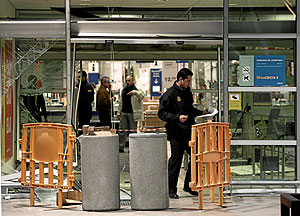 El Ikea de Vallecas tras el atraco del pasado 9 de diciembre. (Foto: Jaime Villanueva)