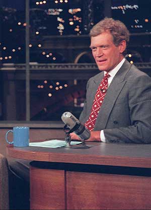 David Letterman en el 'late show' que presenta (Alan Singer, AP).