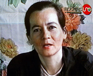 Clara Rojas en agosto de 2003. (Foto: AFP)