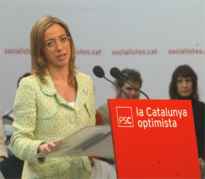 La ministra de Vivienda, Carme Chacón. (FOTO: Antonio Moreno)