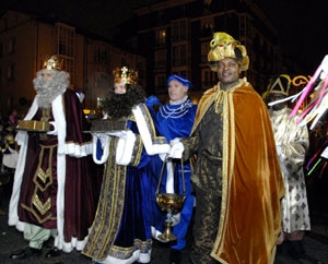 Cabalgata de los Reyes Magos en Burgos. (Foto: EFE)