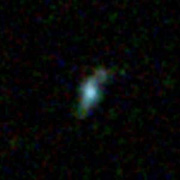Galaxia Lyman Alpha vista por el 'Hubble' (Foto: NASA / ESA / Penn State)
