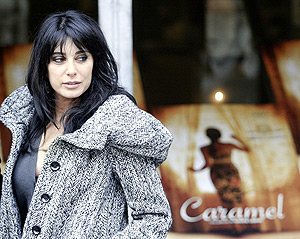 Nadine Labaki , la directora de 'Caramel', en su visita a Madrid. (Foto: Julian Jan)