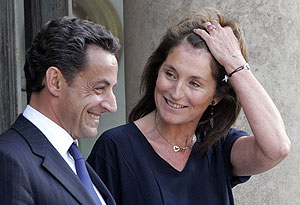 Nicolas y Ccilia Sarkozy en una imagen de archivo. (Foto: AP)