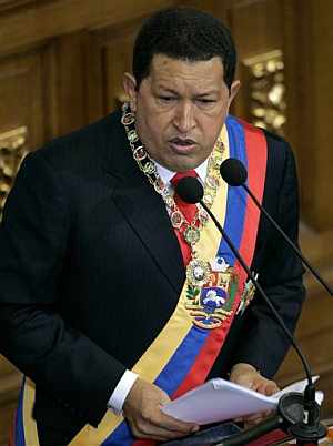 Chvez, durante un debate en Caracas, este viernes. (Foto: AP)