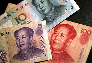 Billetes monetarios de China. (Foto: AFP)