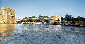 El proyecto del puente de Calatrava en Venecia.