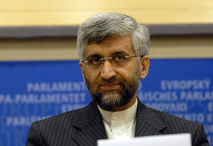 Saeed Jalili, en el Parlamento Europeo. (Foto: AP)