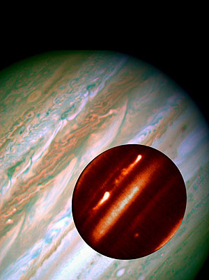 Imagen de Júpiter del 'Hubble' con las tormentas ampliadas. (Foto: Nature)