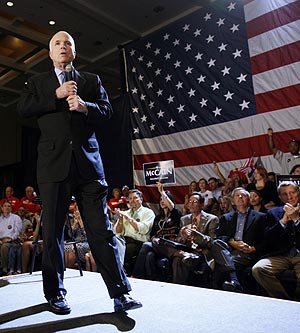 McCain, durante un acto de campaa en West Palm Beach, Florida. (Foto: AP)