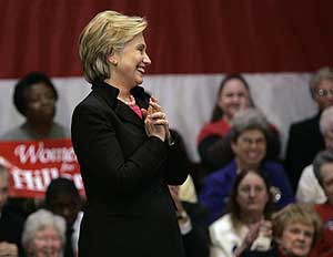 Hillary Clinton, durante un acto de campaa. (Foto: AP)