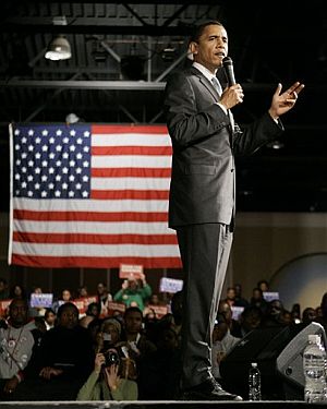 Obama, durante un mitin en Florence (Carolina del Sur). (Foto: AP)