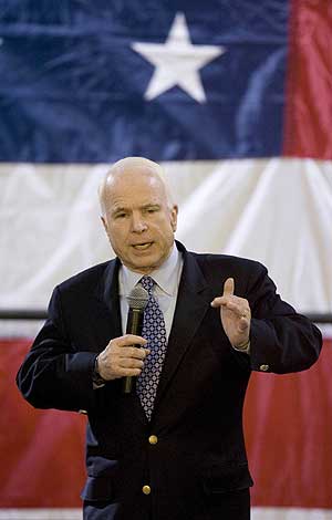 John McCain, probable candidato republicano. (Foto: REUTERS)