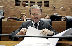 Alejandro Font de Mora, conseller de Educacin. (Foto: EFE)