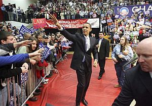 Obama, en un mitin en Youngstown (Ohio). (Foto: AP)