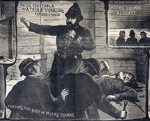 Recorte de prensa de la época sobre el caso de 'Jack the Ripper' (Jack el destripador). (Foto: EFE)