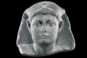 Cabeza de una de las estatuas de Alejandría recuperadas por los arqueólogos submarinos. (Foto: Hilti Foundation)