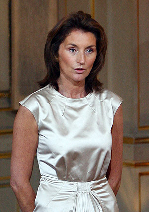 Ccilia Ciganer, en julio pasado, cuando su entonces esposo fue nombrado presidente de Francia. (Foto: AFP)