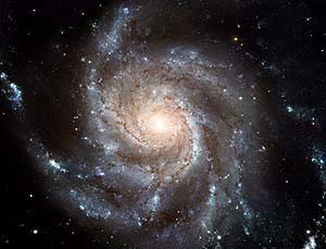 Disco espiral de estrellas. (Foto: NASA)
