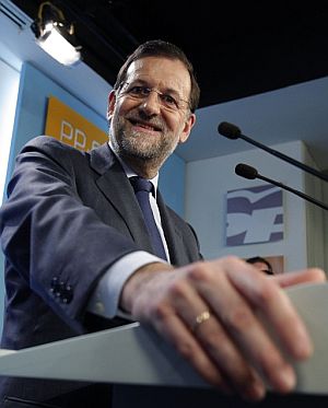 Rajoy, durante su comparecencia. (Foto: EFE)