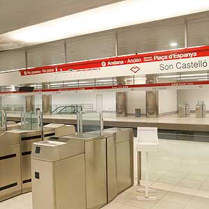 Imagen del Metro nada ms inaugurarse (Foto: Enrique Calvo)