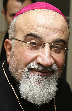 El arzobispo catlico caldeo de Mosul Bulus Faraj Rahho. (Foto: APF PHOTO).