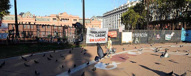 La Plaza de Mayo de Buenos Aires. (Foto: A. Merino)
