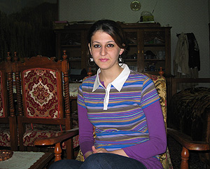 Saali Ali, estudiante de Tecnologa, en su domicilio del barrio de Zeiyuna.
