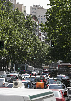 El tráfico es una de las principales causas de la contaminación acústica. (Foto: Jaime Villanueva)