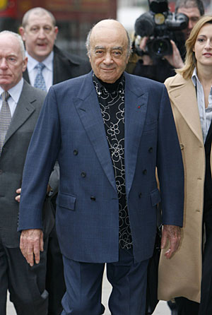 El millonario egipcio Mohammed al Fayed, defensor de la 'teora de la conspiracin'. (Foto: Reuters)
