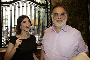 Maribel Verdu y Francis Ford Coppola en la presentacin de 'Tetro' en Buenos Aires. (Foto: AP)