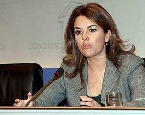 La portavoz del PP en el Congreso, Soraya Senz de Santamara. (Foto: EFE)