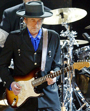 Bob Dylan en uno de sus conciertos. (Foto: EFE)