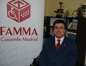 Javier font, presidente de FAMMA-Cocemfe Madrid. (Foto: FAMMA).
