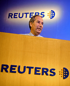 El consejero delegado de Reuters, Tom Glocer. (Foto: Reuters)