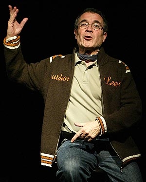 El actor y director Pepe Rubianes durante el ensayo de su obra 'Lorca eran todos', en 2006. (Foto: EFE)