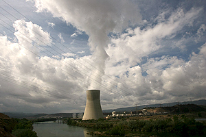 La central nuclear de Asc, donde se han registrado una fuga radioactiva. (Foto: EFE)