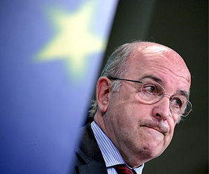 Joaqun Almunia, comisario europeo de Asuntos Econmicos y Monetarios. (Foto: EFE)