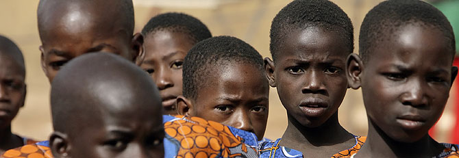 Nios de Burkina Faso. (Foto: AFP)